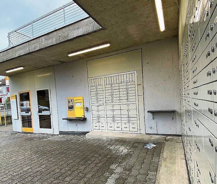Wird umgebaut: Die Postfiliale an der Bahnhofstrasse 92. Melanie Bär