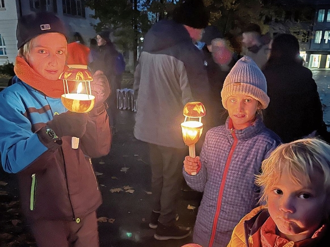 Räbeliechtliumzug am 26. Oktober. zVg Räbeliechtliumzug am 26. Oktober. zVg
