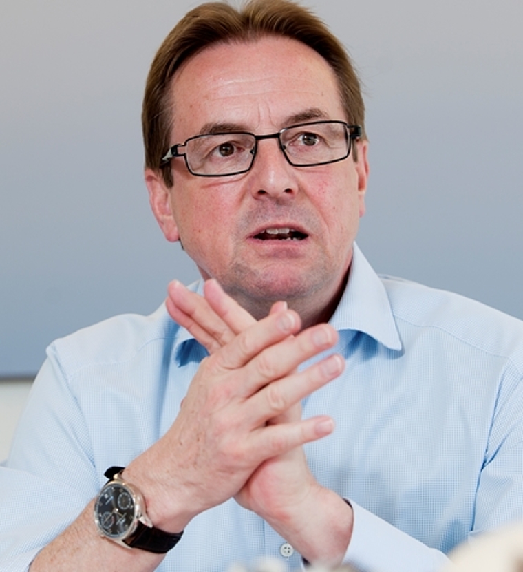 Der Wettinger Heinz Germann gibt sein Amt als Präsident der Wohnbau- genossenschaft «Lägern» nach 24 Jahren ab.Foto: Emmanuel Freudiger