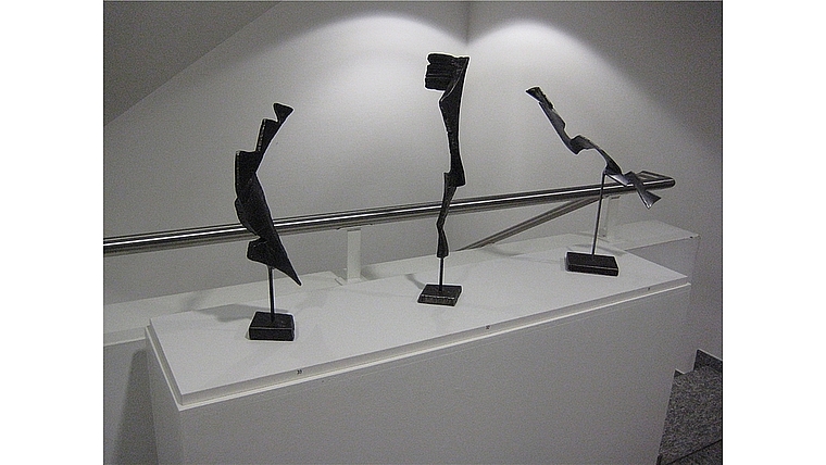 In den Skulpturen herrscht eine Spannung zwischen Material und Form. Foto: zVg