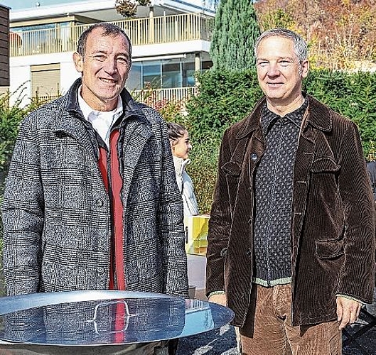 Freuen sich, dass dieses Jahr der Anlass wieder durchgeführt werden konnte: Ammann Anton Möckel (l.) und Gemeindeschreiber Daniel Huggler.
