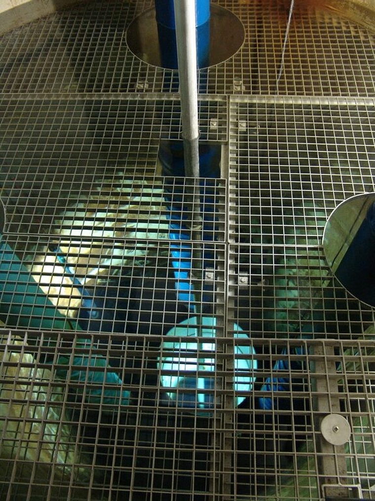 Das Grundwasserpumpwerk reduziert den Betrieb. Foto: Archiv