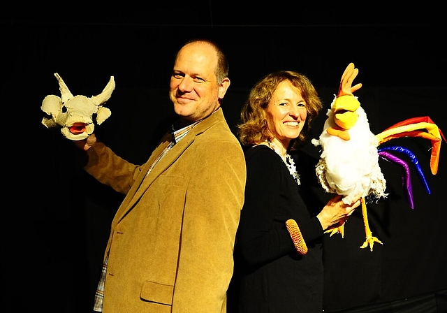 Sven Mathiasen und Barbara Winzer teilen sich erfolgreich die Leitung des Figurentheaters Wettingen. Foto: ca