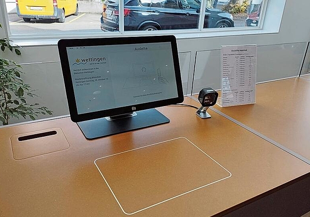 Self-Scanning ist nun auch in der Bibliothek Wettingen möglich.  Rinaldo Feusi