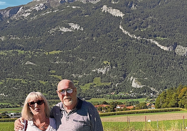 Miriam und Hanspeter Schmid sind ins Bündnerland nach Chur gezogen. zVg