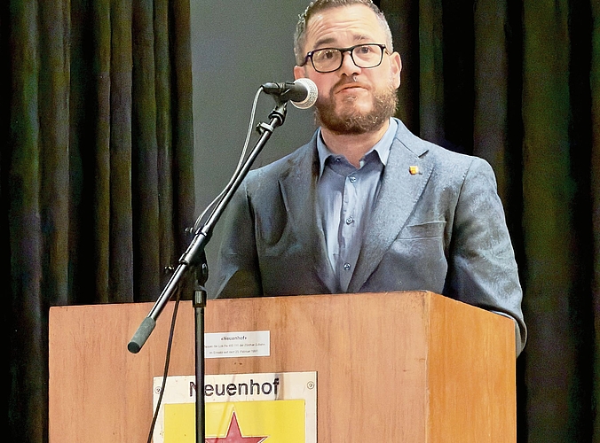 Er stellt sich als Ammann zu Wahl Gemeinderat Tobias Baumgartner. 