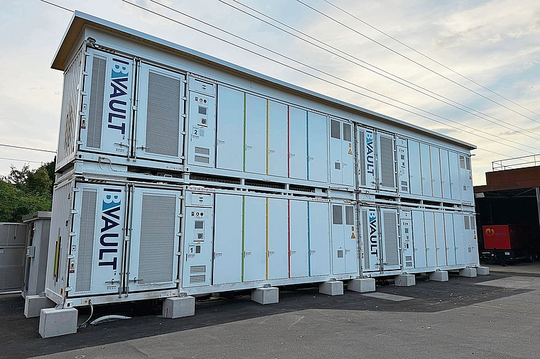 Standort Fohrhölzlistrasse: Hier sind die Batteriecontainer aufgestellt. zVg