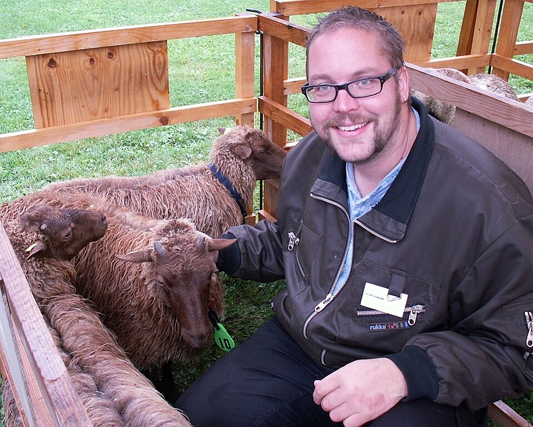 Marcel Peterer, Präsident des Verbands Schweizer Skuddenzüchter. Foto: ska