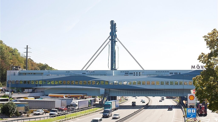 Autobahnraststätte wird vom 3. bis 21. August zum Schauplatz der SRF-Sommerreportage. Foto: AZ-Archiv/Samuel Wimmer 