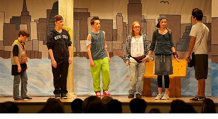 Wochenlang haben die jungen Schauspieler geprobt. Foto: zVg