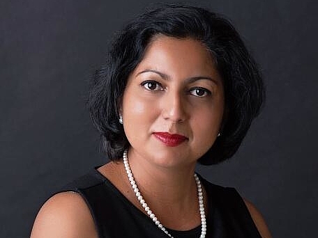 Reshma Ramachandran hat den Vorsitz an der World Woman Agenda.  zVg