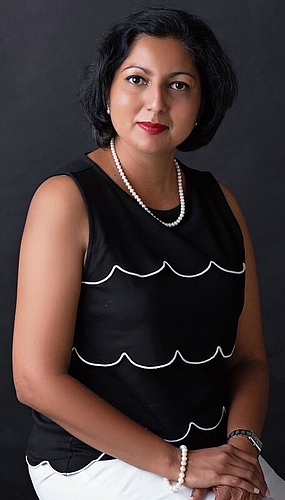 Reshma Ramachandran hat den Vorsitz an der World Woman Agenda.  zVg