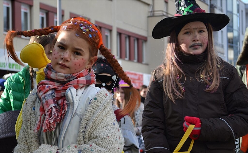 Pippi Langstrumpf in ungewohnter Begleitung.
