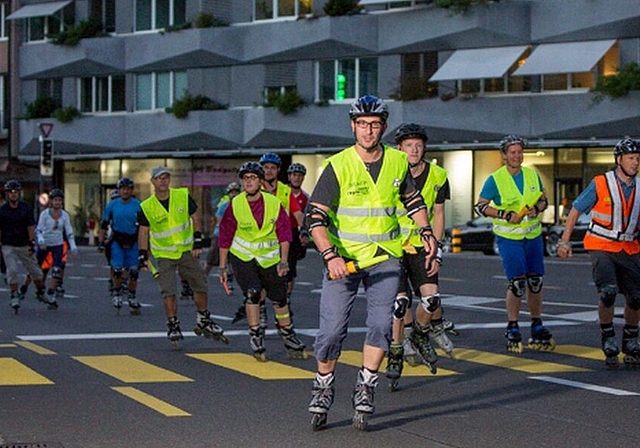 Die Skater sind wieder zwischen Baden und Wettingen unterwegs. Foto: zVg