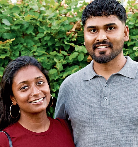 Suvannijah Uthayabalan und Tinon Jacob, von Winterthur zugezogen«Wir haben attraktiven Wohnraum zwischen Baden und Zürich gesucht. Uns gefallen hier die Natur, die Limmat und der Dorfcharakter von Neuenhof.» Suvannijah Uthayabalan und Tinon Jacob, von Winterthur zugezogen«Wir haben attraktiven Wohnraum zwischen Baden und Zürich gesucht. Uns gefallen hier die Natur, die Limmat und der Dorfcharakter von Neuenhof.»