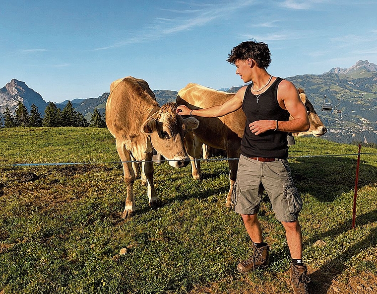 Am Wochenende zieht es Leandro Rütimann zum Wandern in die Natur.Bild: zvg