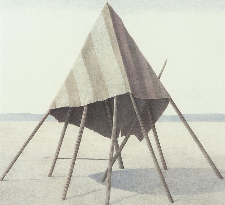 Ausstellung Martin Ruf im Gluri-Suter-Huus.Zeichnung: zVg