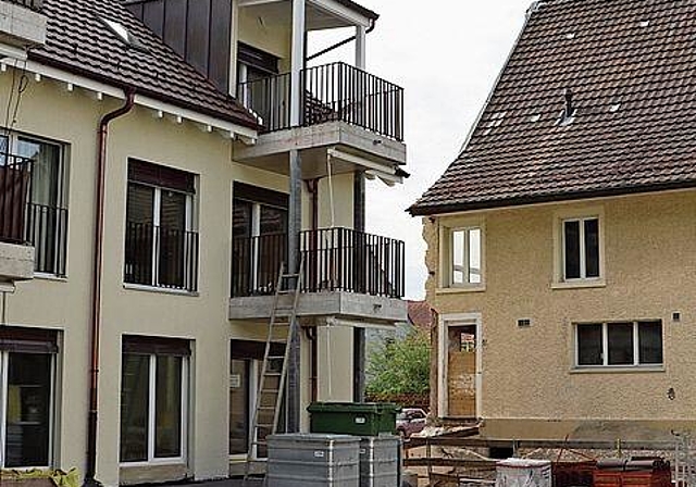 Das zweite Haus soll bis Ende September bezogen sein. rfb