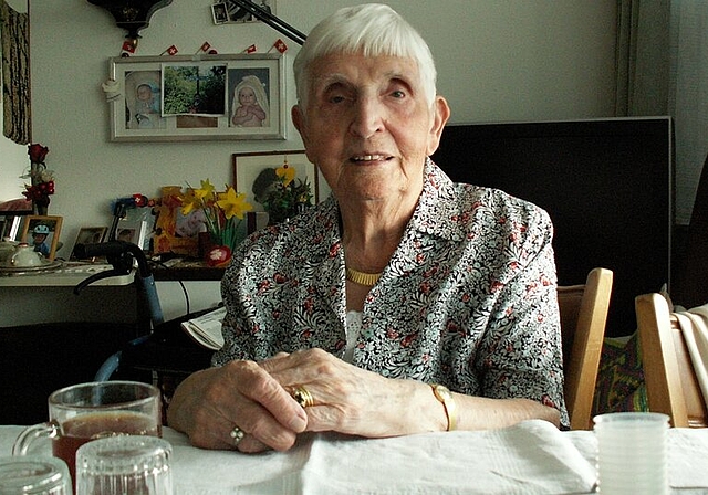 Marie Schneider-Eichenberger würde, wenn sie etwas in ihrem langen Leben ändern könnte, mehr Geduld haben. ska