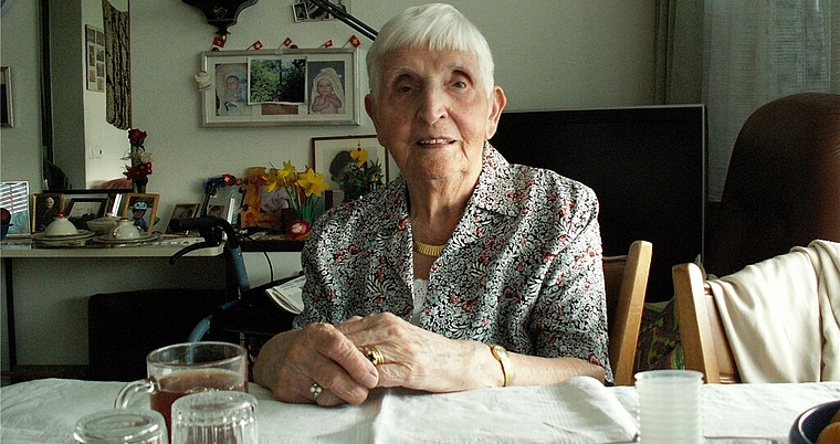 Marie Schneider-Eichenberger würde, wenn sie etwas in ihrem langen Leben ändern könnte, mehr Geduld haben. ska