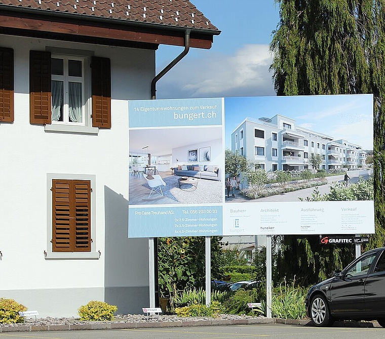 Trotz 182 leeren Wohnungen: In Neuenhof entstehen weitere Überbauungen wie etwa jene im Bungert. Rahel Bühler