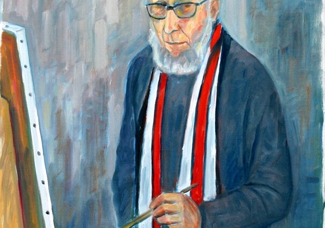 Selbstbildnis von Richard Benzoni. Foto: zVg