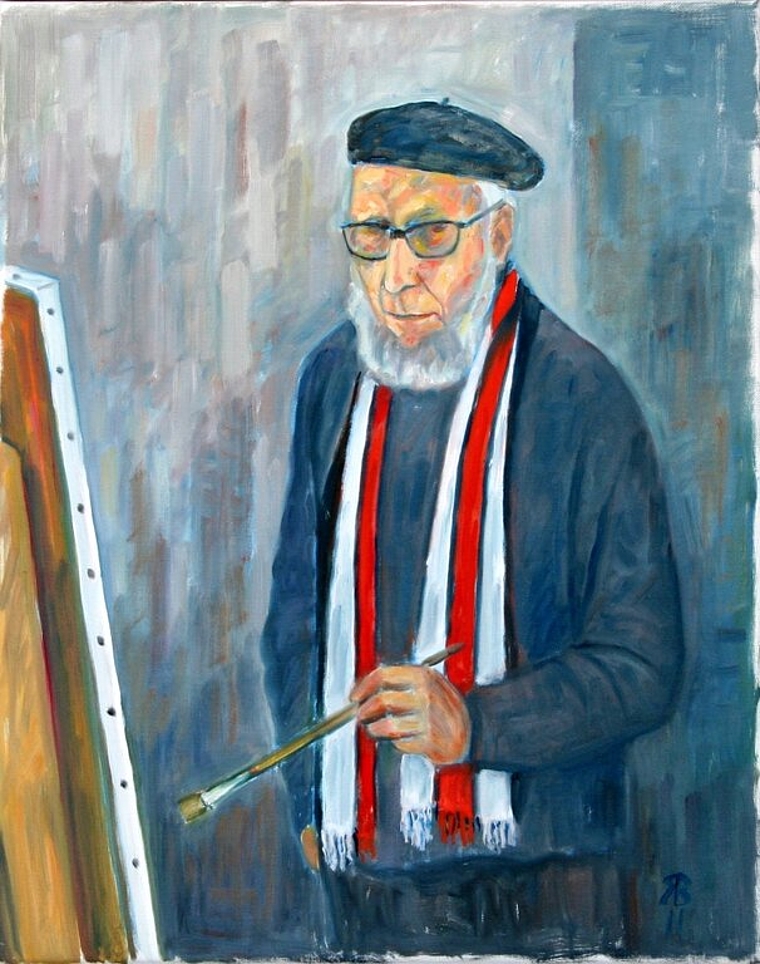 Selbstbildnis von Richard Benzoni. Foto: zVg
