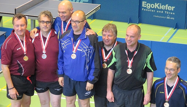 Tischtennisclub Spreitenbach: Siegerehrung Doppel. Foto: zVg