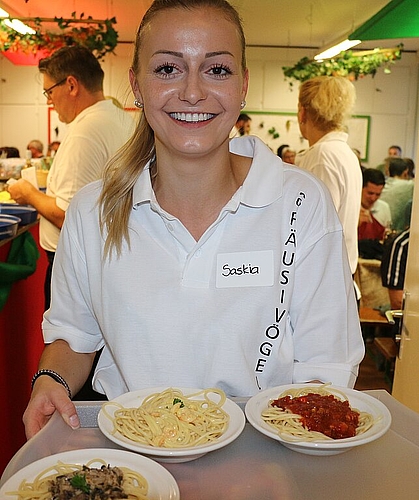 Saskia Merkli, eine der externen Helferinnen.
