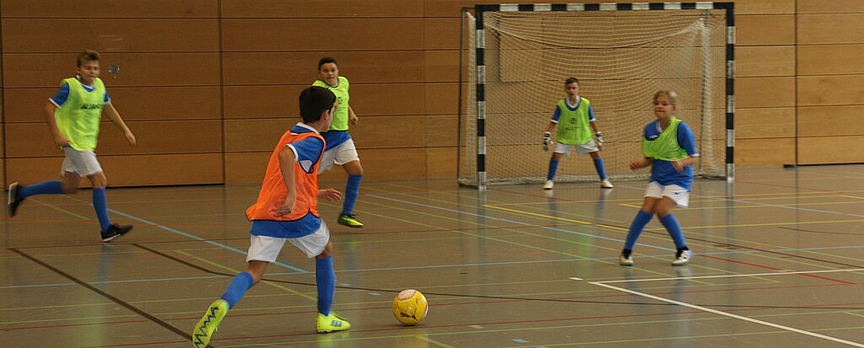 Höhepunkt beim Futsal-Camp in Wettingen waren die Turniere am Nachmittag. Melanie Bär
