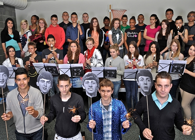 3. Klasse der Realschule Neuenhof hat Kulturpreis gewonnen. Foto: zVg