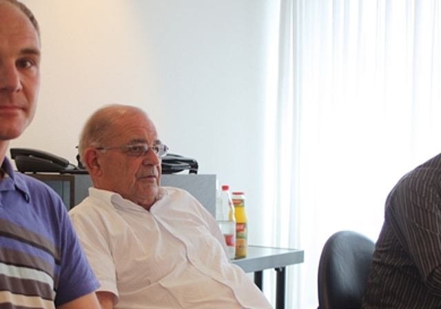 Marco Kaufmann, Karl Frey und Patrick Bürgi stellten die IG vor. Foto: bär