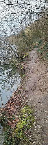 Vorher – nachher: Der Limmatuferweg auf Neuenhofer Boden. zVg