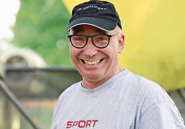 Markus Haas «bestreitet» sein erstes «Wettiger Fäscht» als Ammann.awa