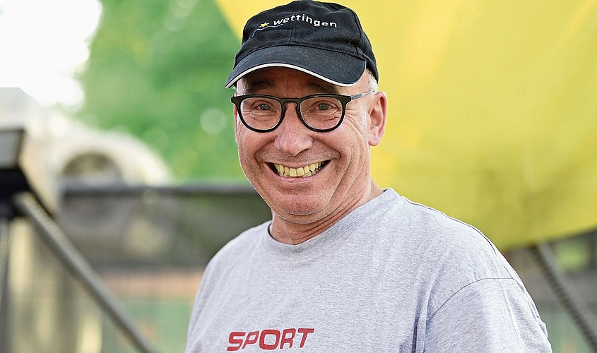 Markus Haas «bestreitet» sein erstes «Wettiger Fäscht» als Ammann.awa Markus Haas «bestreitet» sein erstes «Wettiger Fäscht» als Ammann.awa