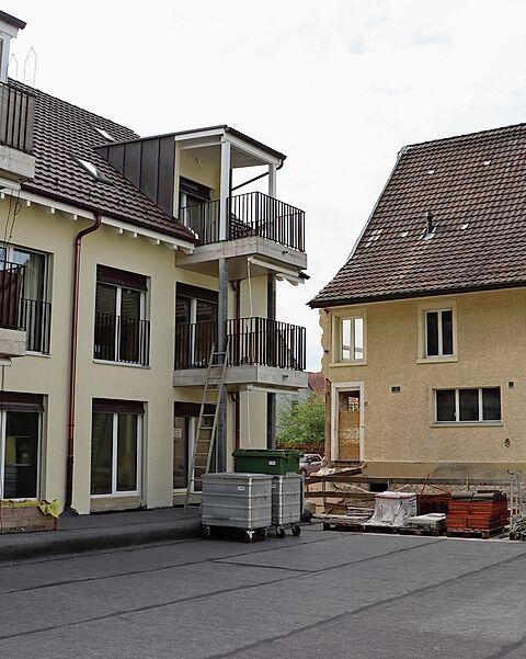 Das zweite Haus soll bis Ende September bezogen sein. rfb