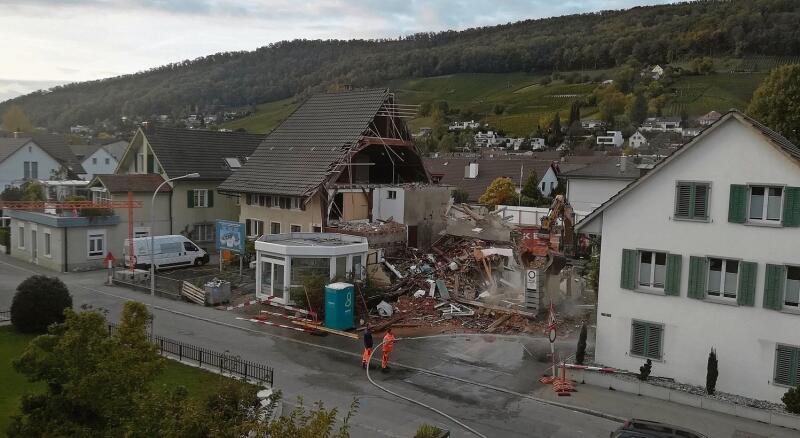 Kein Meisterwerk: Die Ruine des Murihofs wurde von einem Anwohner fotografiert. zVg