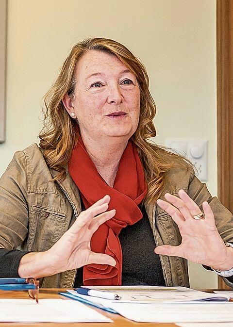Gemeinderätin Kirsten Ernst, Vorsteherin des Ressorts Tiefbau.  Philipp Neidhart