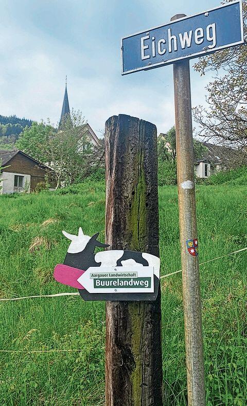 Wer der Beschilderung folgt, wird von einem Posten zum anderen geführt. bär