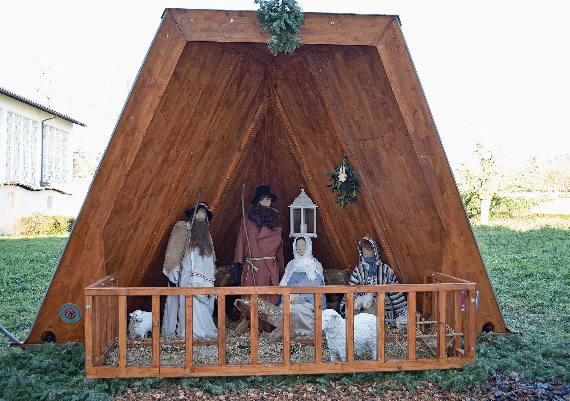 Diese grosse Krippe fand viele Bewunderer. ihk Diese grosse Krippe fand viele Bewunderer. ihk