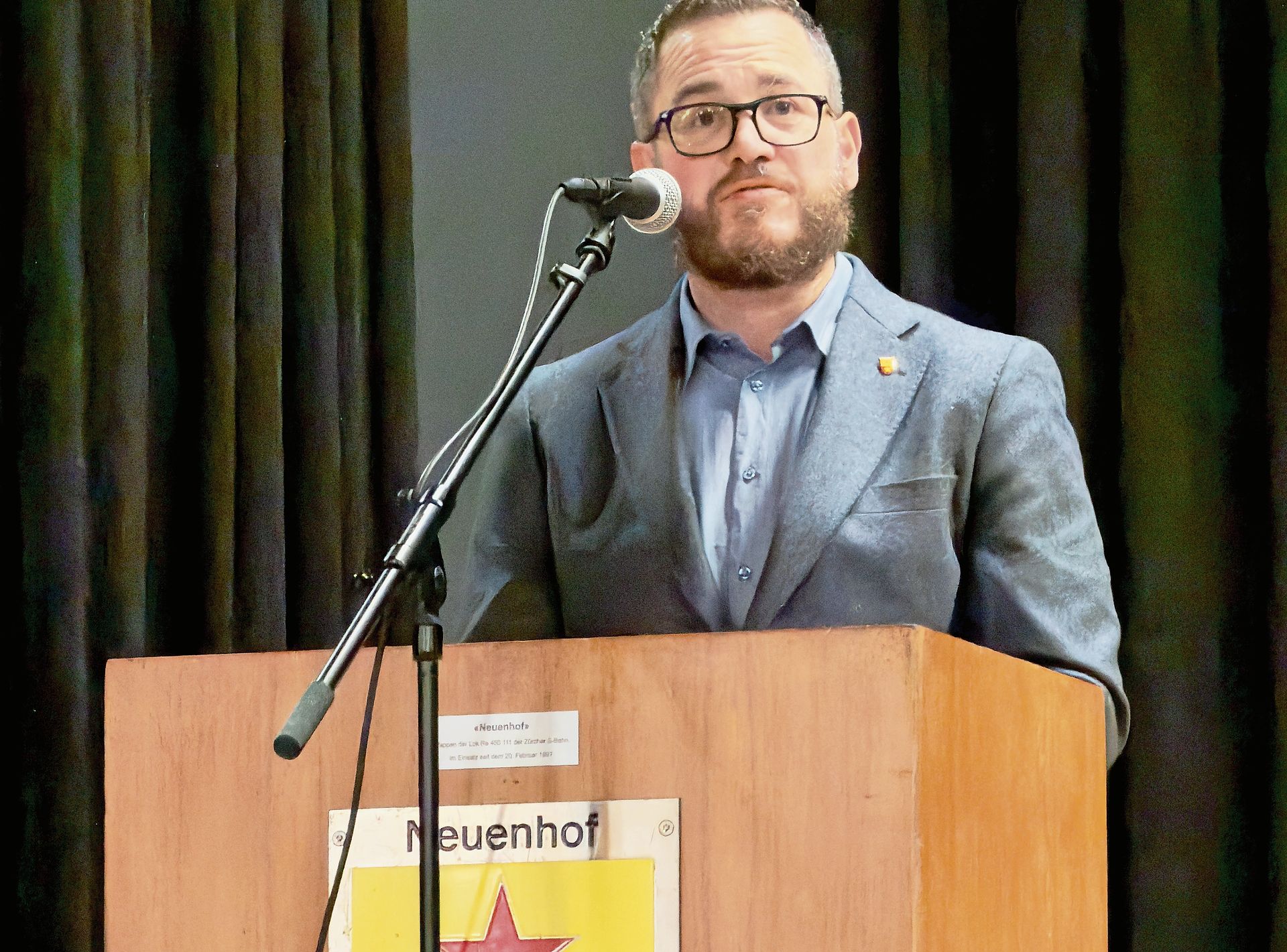 Er stellt sich als Ammann zu Wahl Gemeinderat Tobias Baumgartner. 