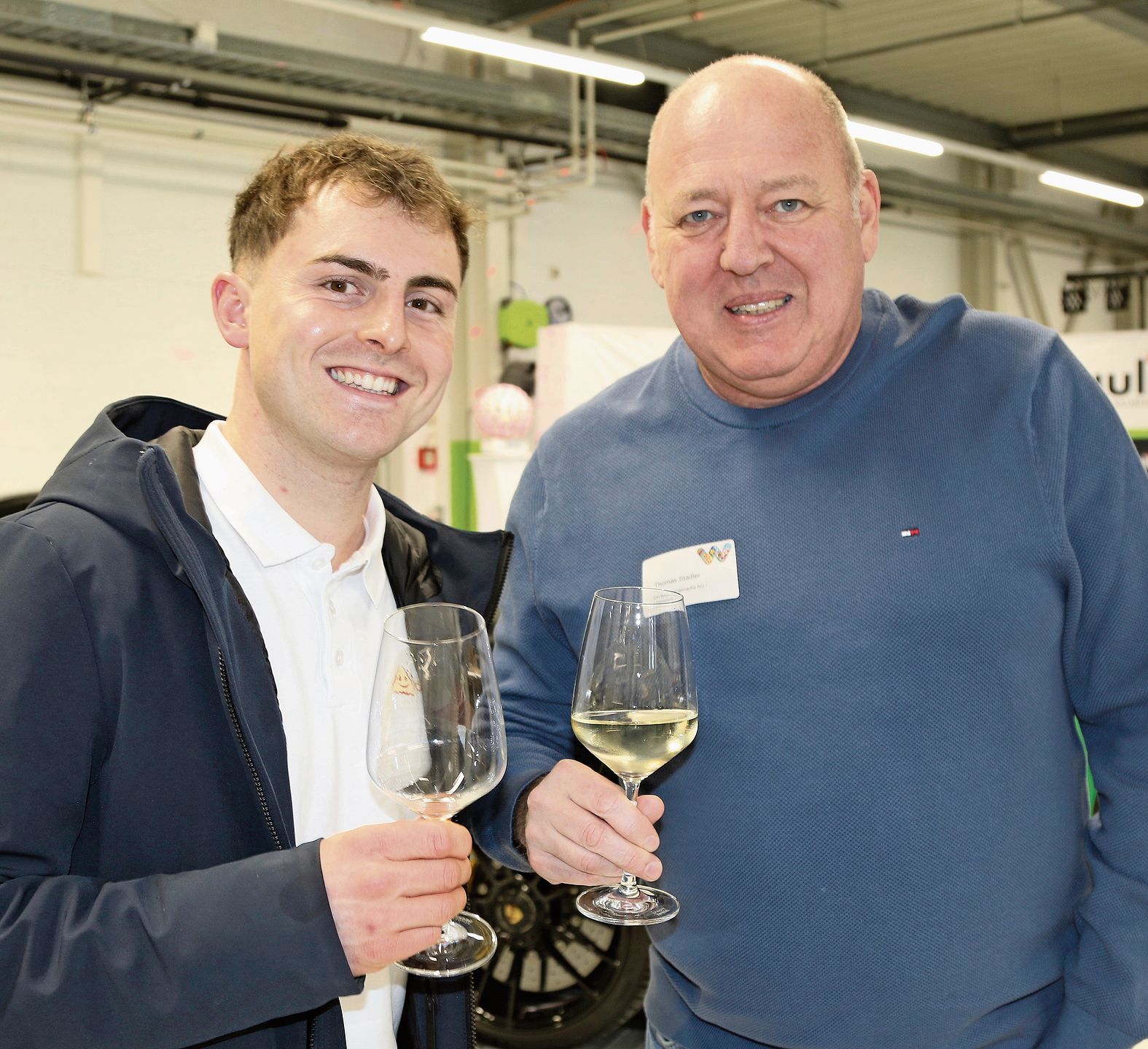 Bäckermeister Paolo Ghitti (l.) und Limmatwelle-Verkaufsleiter Thomas Stadler. 