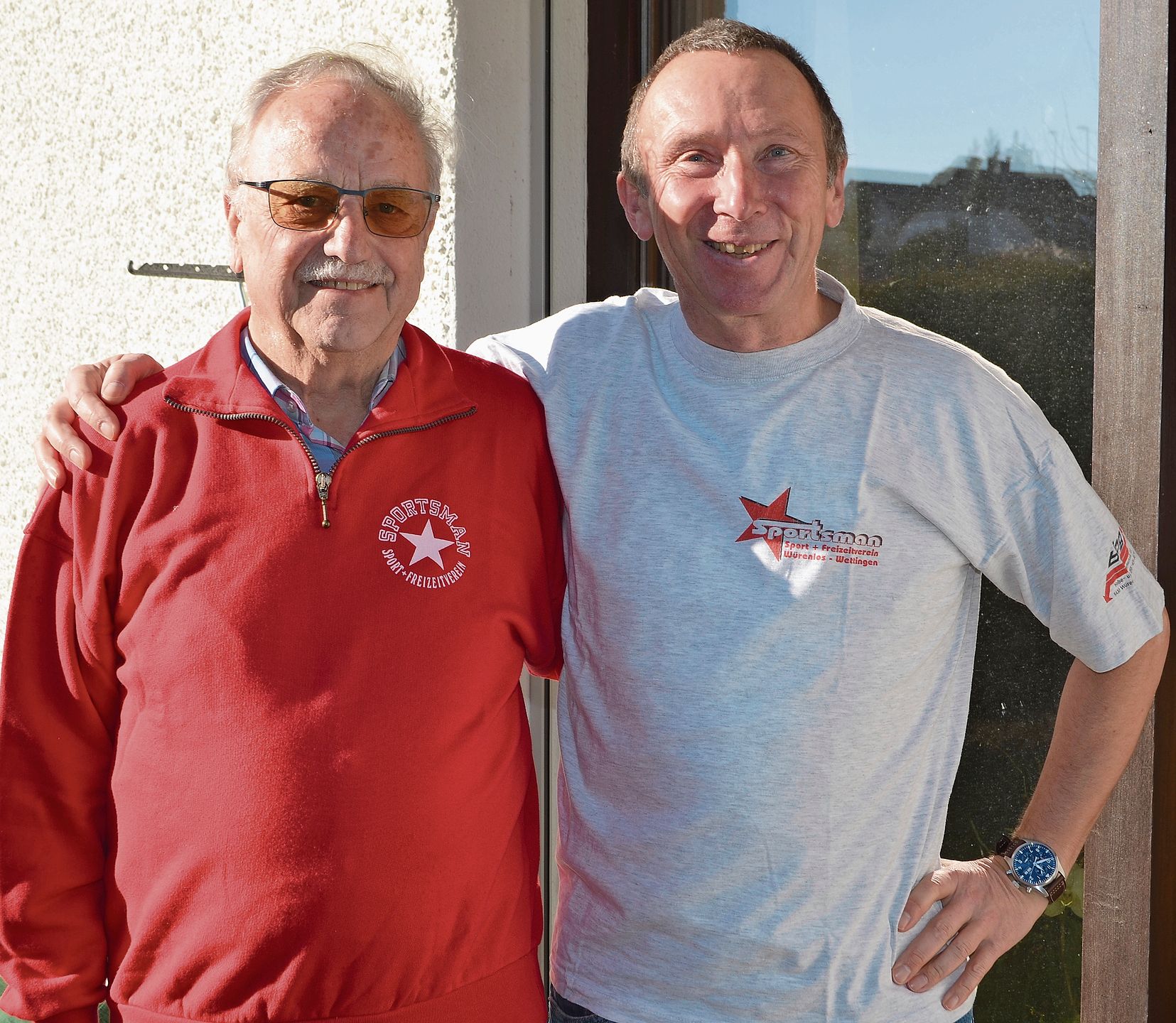 Präsidenten Amos Paternoster (r.) und sein Vorgänger Fredi Markwalder. zVg Präsidenten Amos Paternoster (r.) und sein Vorgänger Fredi Markwalder. zVg