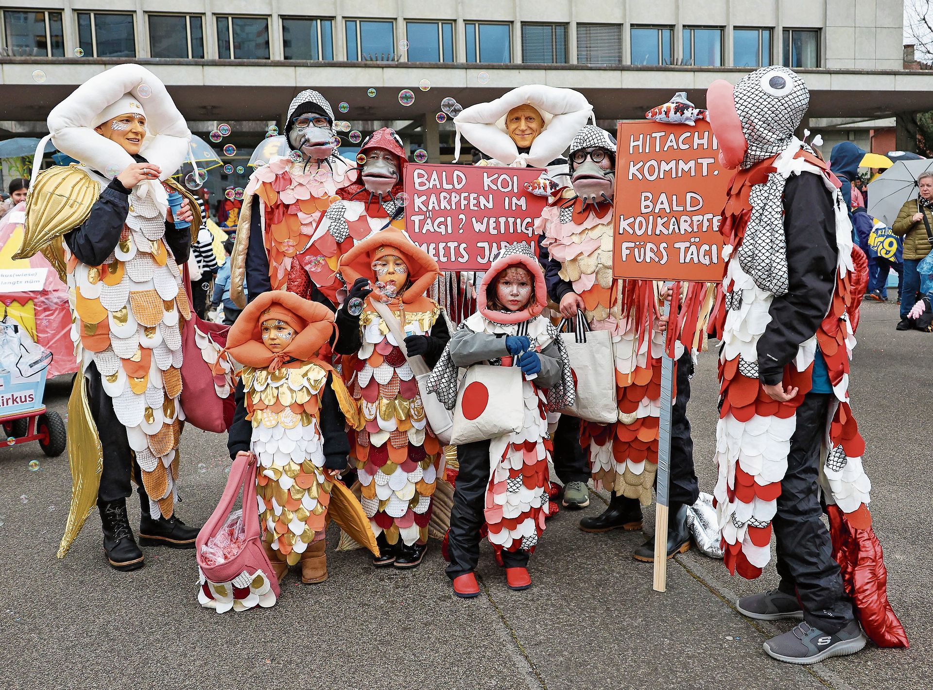 Wettingen meets Japan: Könnte die Ansiedlung der Firma Hitachi Koifische im Tägi bedeuten?