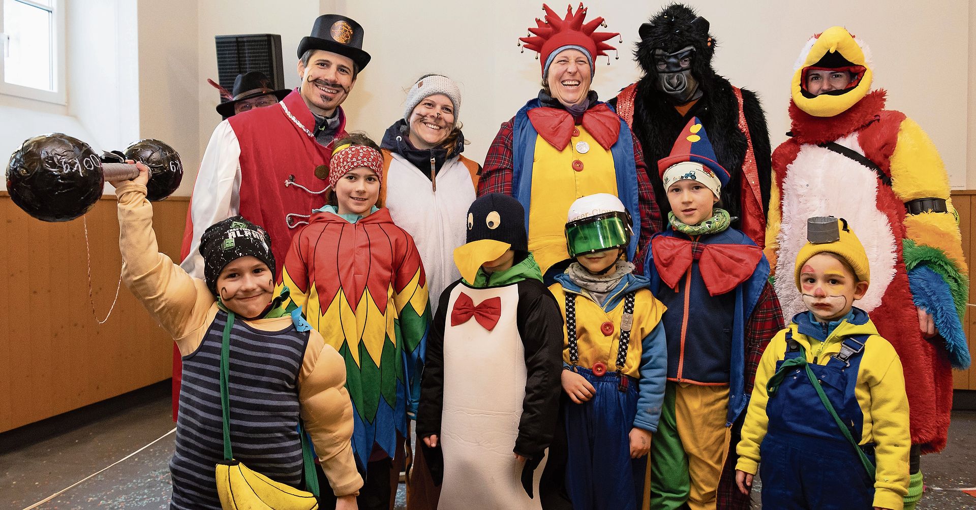 Der Mini-Zirkus gewinnt in der Kategorie Gruppen.Gaby Kost Der Mini-Zirkus gewinnt in der Kategorie Gruppen.Gaby Kost