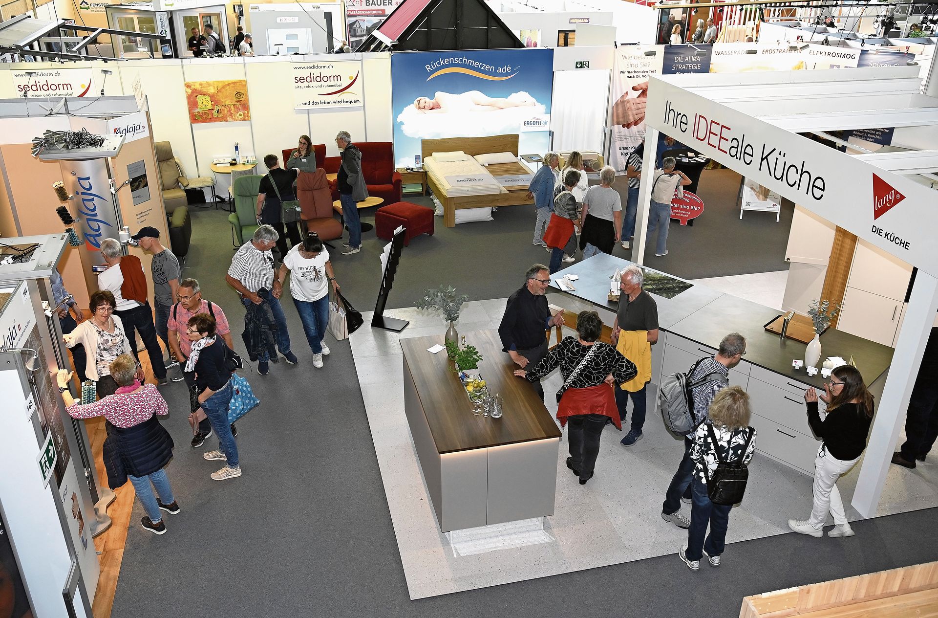 In vier Messehallen konnte man sich beraten lassen. Alexander Wagner