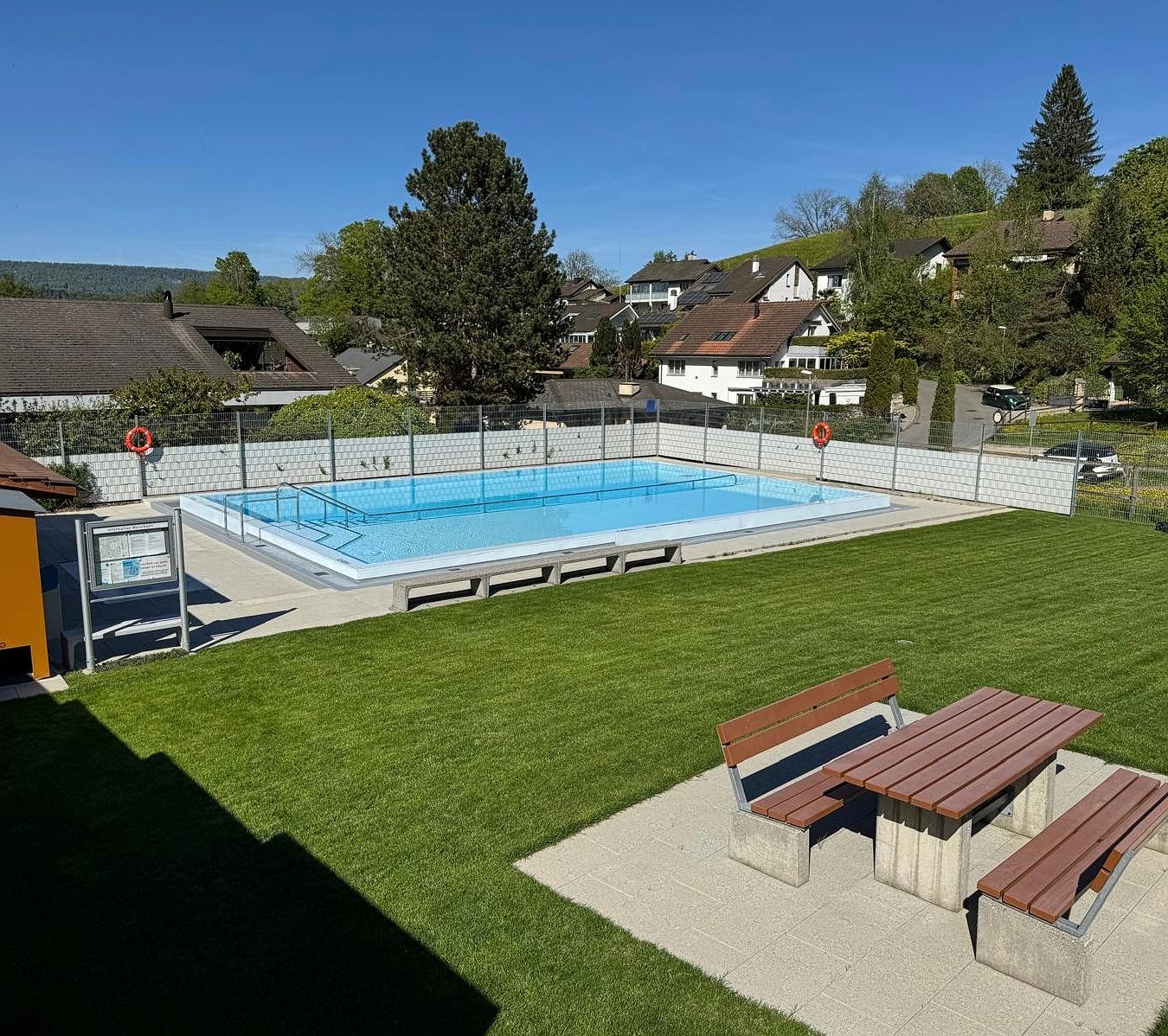Das Meierbädli am Dorfrand ist parat zum Baden. zVg Das Meierbädli am Dorfrand ist parat zum Baden. zVg