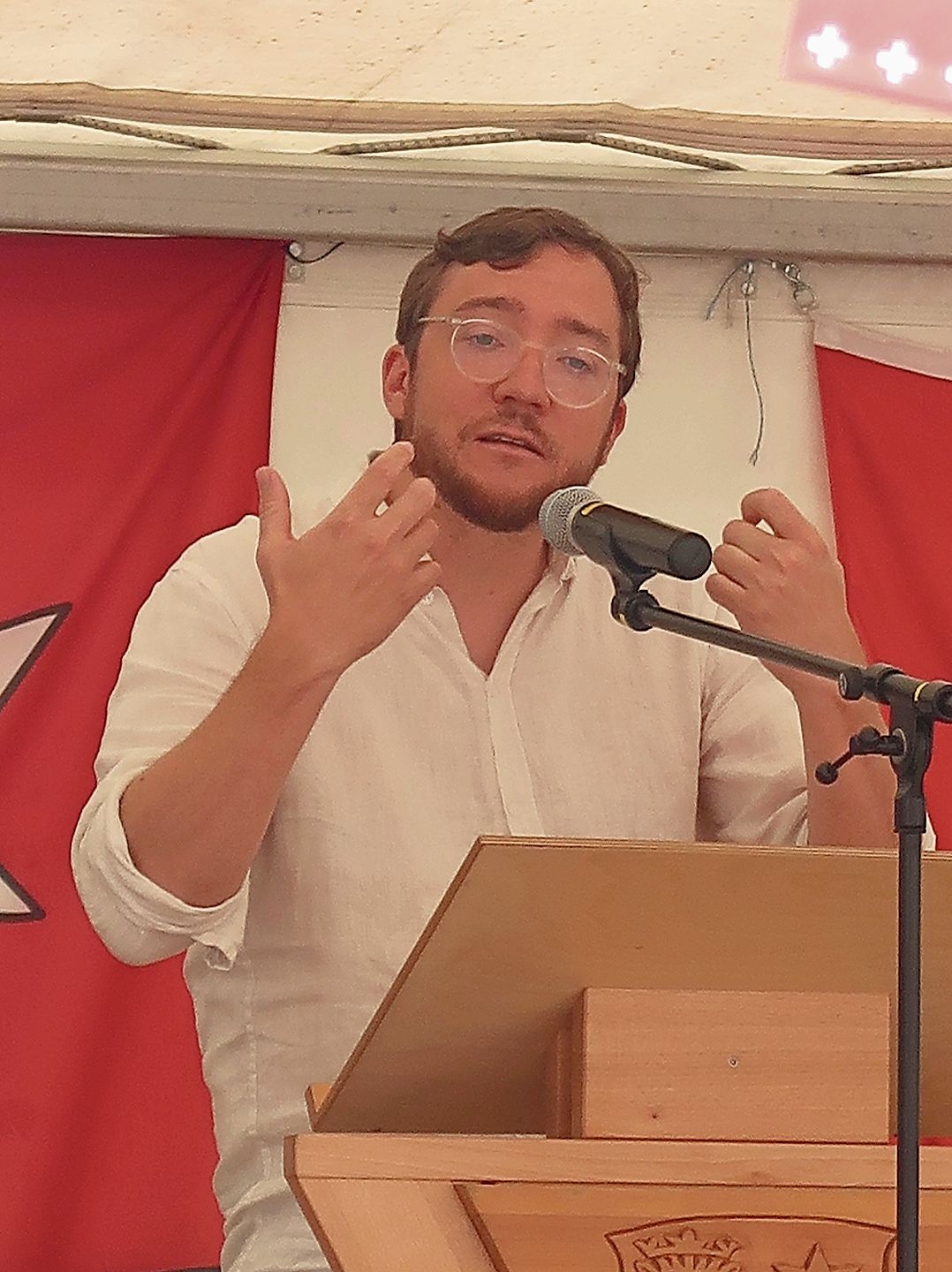 Simon Stückelberger hält die Festrede. Simon Stückelberger hält die Festrede.