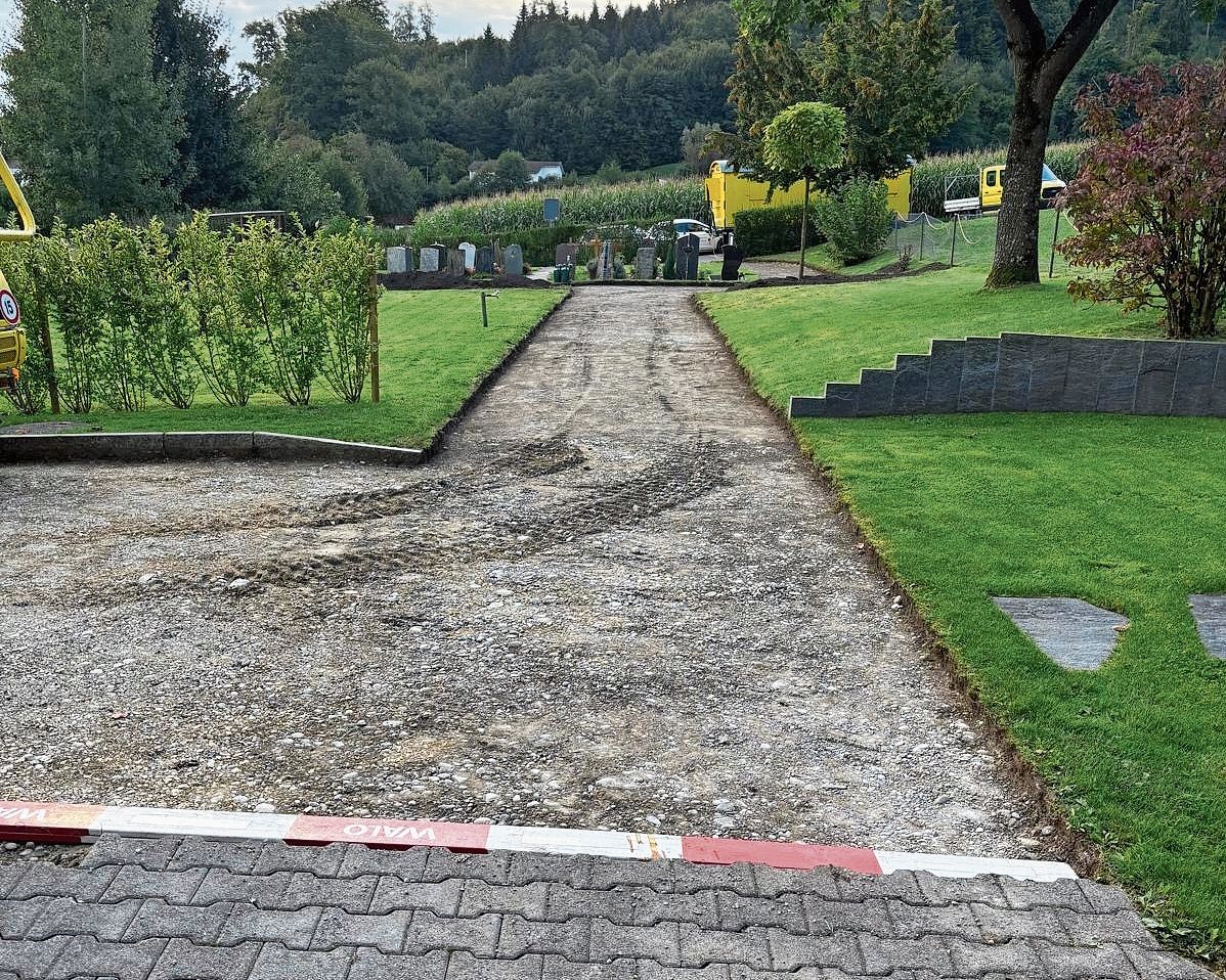 So sah der Weg vor der Sanierung aus.Bild: zVG So sah der Weg vor der Sanierung aus.Bild: zVG