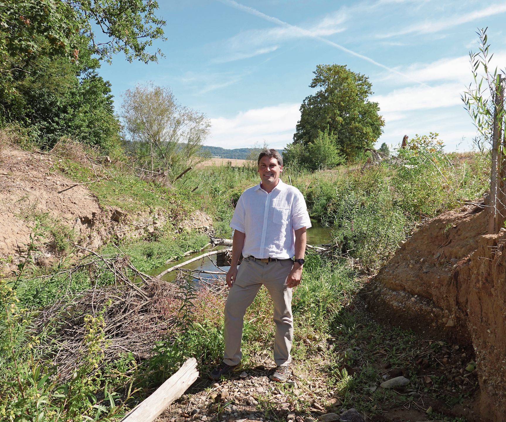 Projektleiter Leonardo Rumpf vom Kanton Aargau.Bilder: Sven Martens Projektleiter Leonardo Rumpf vom Kanton Aargau.Bilder: Sven Martens